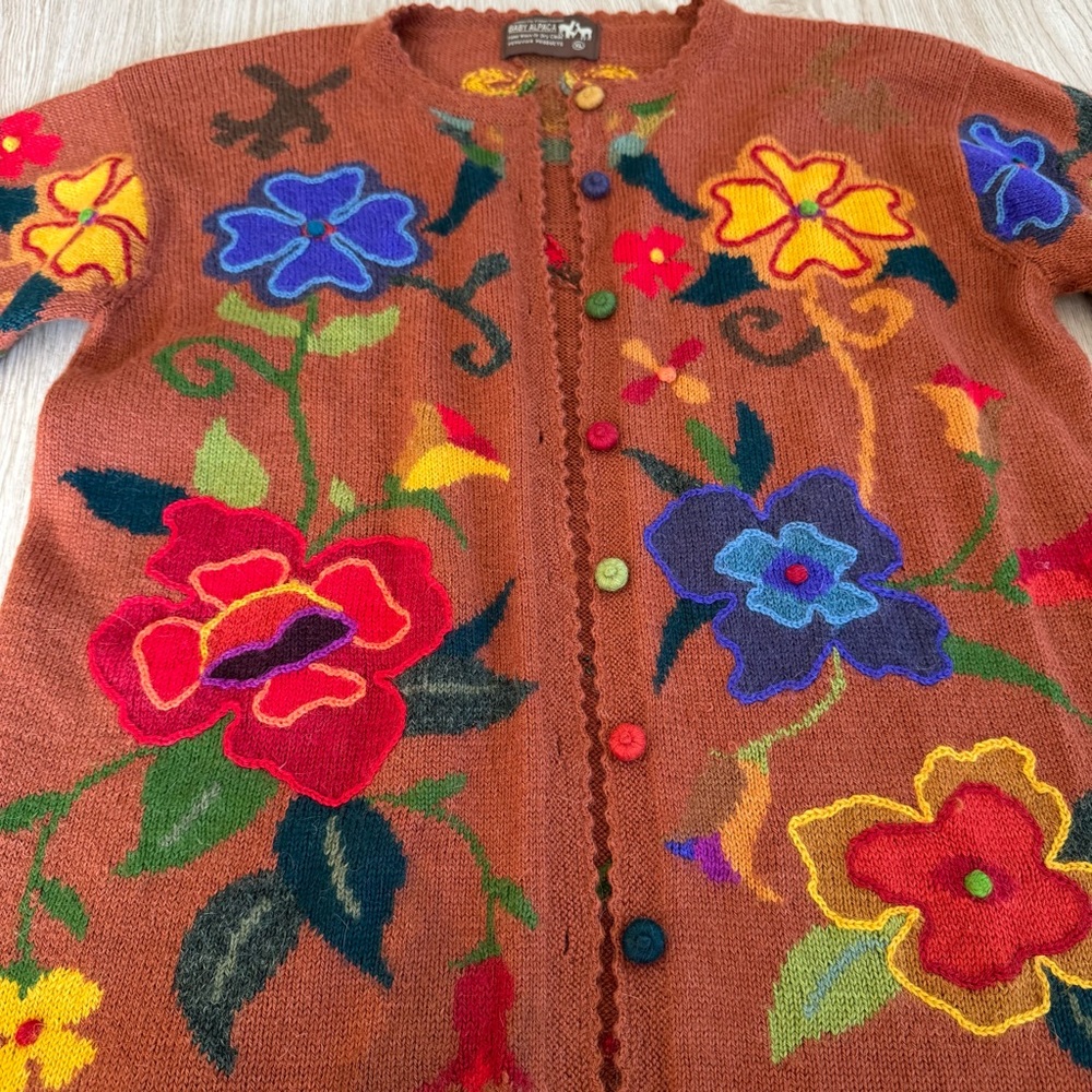 Floral Embroidered Sweater - Multicolor - Picture 4 of 6
